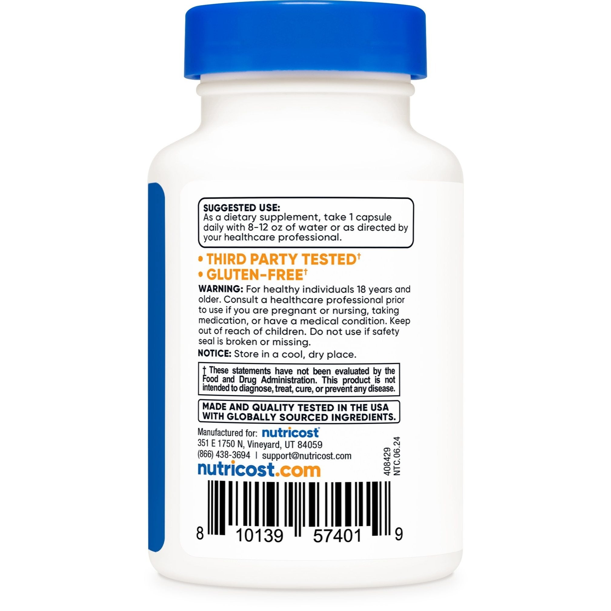 Ashwagandha 600mg 30 Capsules for Unisex