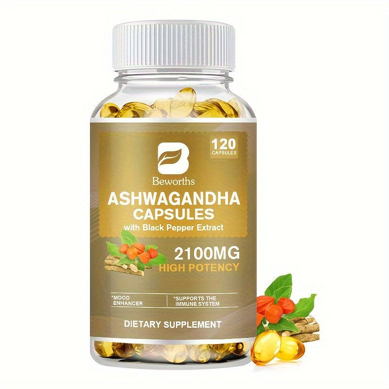 BEWORTHS Ashwagandha 1300mg Energy & Mood Support