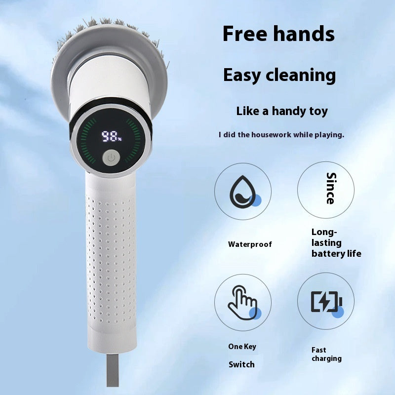 Limited Edition Multifunctional Automatic Electric Waterproof Power Spin Cleaning Brush