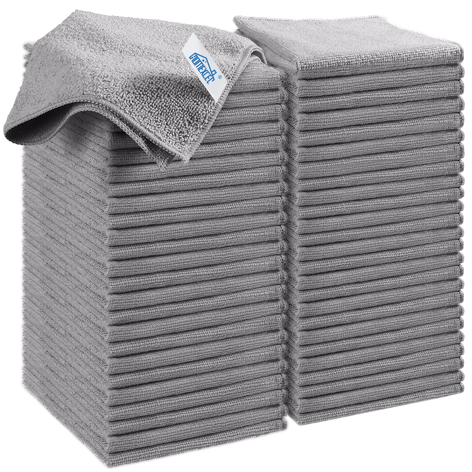 HOMEXCEL Microfiber Cleaning Cloth,12 Pack Cleaning Rags