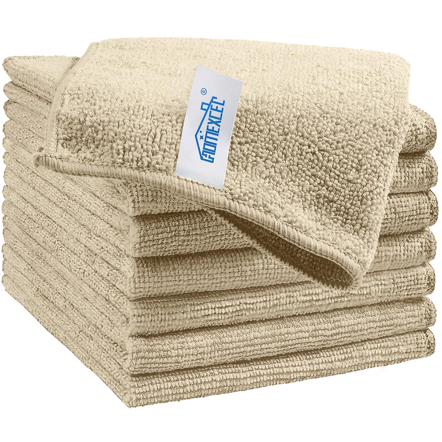 HOMEXCEL Microfiber Cleaning Cloth,12 Pack Cleaning Rags