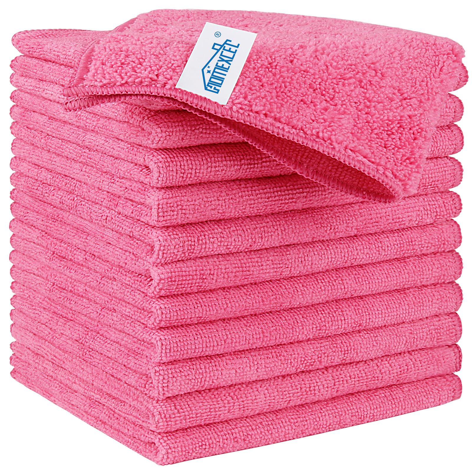 HOMEXCEL Microfiber Cleaning Cloth,12 Pack Cleaning Rags