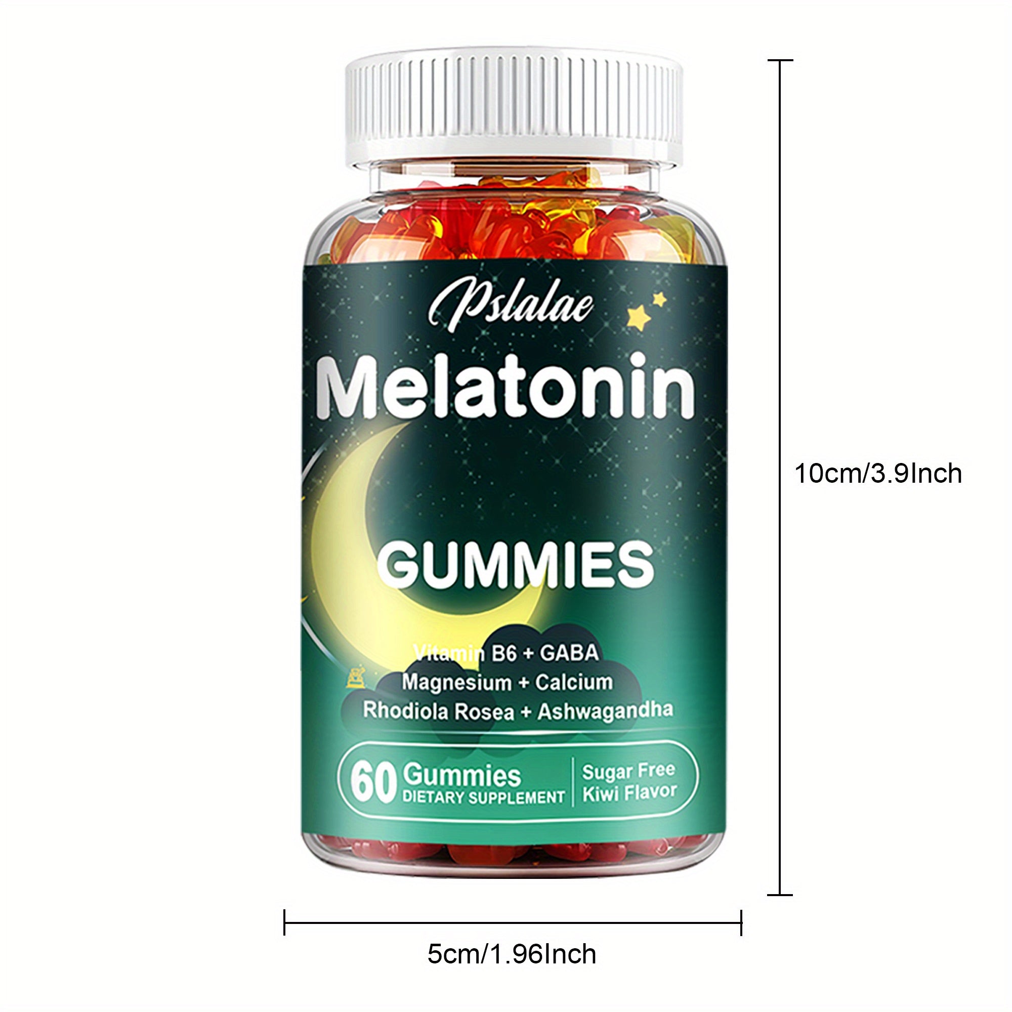 Melatonin 10mg with Vitamin B6 and Magnesium 60 Capsules